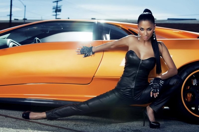 Babes On Wheels: Nicole Scherzinger tames a Lamborghini Diablo 