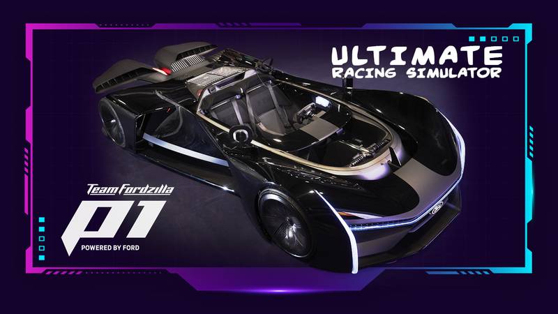 Fordzilla P1 Concept Transformed Into The Ultimate Racing Simulator