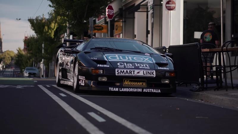 Nothing to See Here, Just a Lamborghini Diablo SV-R Race Car on the Road