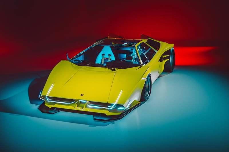 This EVE Lamborghini Countach Should Have Been In Cyberpunk 2077