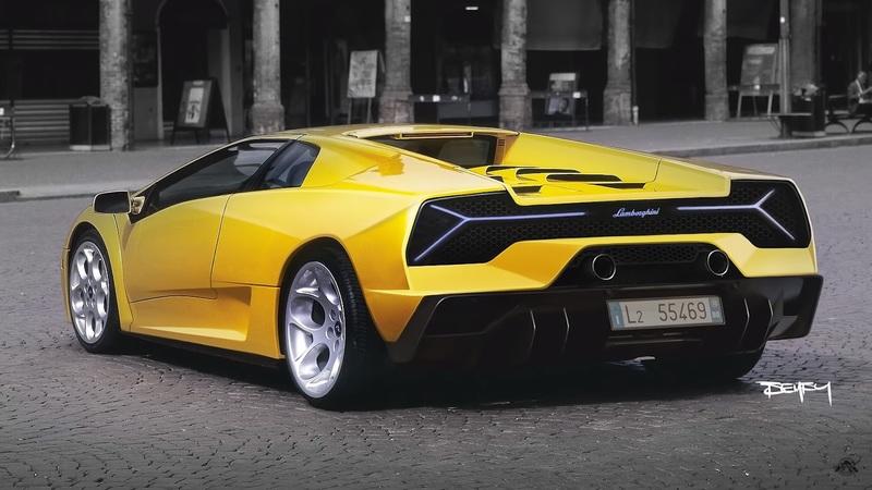 This is Probably What the Lamborghini Diablo Would Look Like if it Was Designed Today