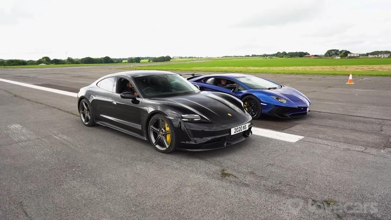 This Race Between a Lamborghini Aventador SV and a Porsche Taycan Turbo S Might Upset You