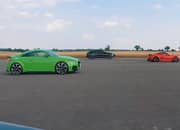 Watch The Lamborghini Urus Fight It Out Against The Audi TT-RS, The Porsche Cayman GT4, and The Volkswagen Golf R - image 1016749