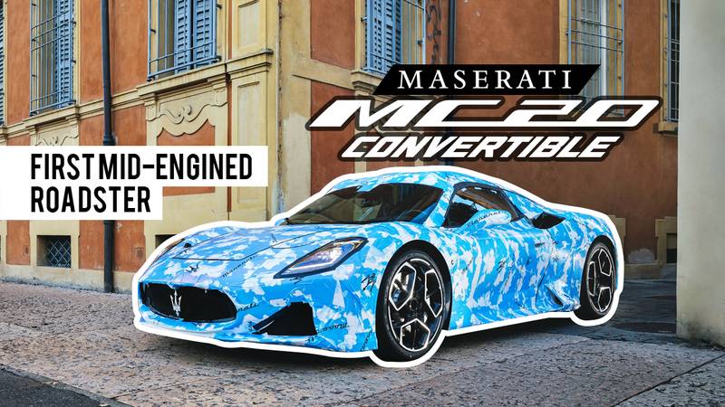 2022 Maserati MC20 Convertible Teased Ahead Of Official Unveil