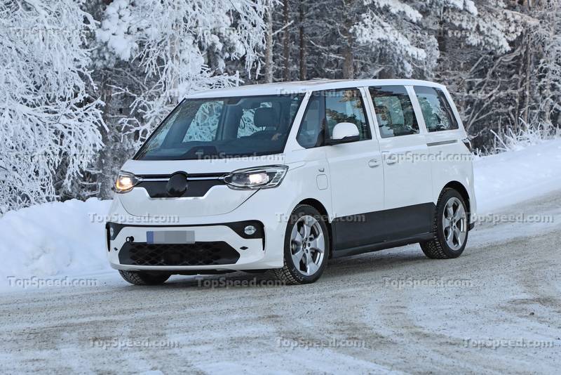 This 2022 Volkswagen ID. Buzz Prototype Sports a Few Unexpected Changes