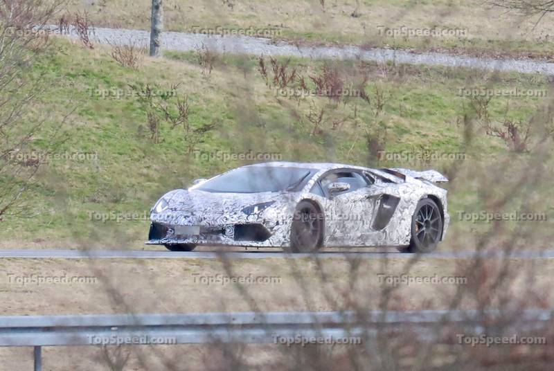 The V-12 Hybrid Lamborghini Aventador Has Finally Been Spotted