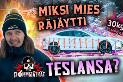 Entertaining Or Outright Lunacy? Tesla Model S Blown Up With Dynamite