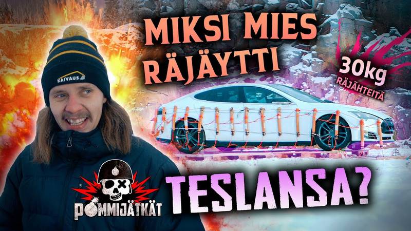 Entertaining Or Outright Lunacy? Tesla Model S Blown Up With Dynamite