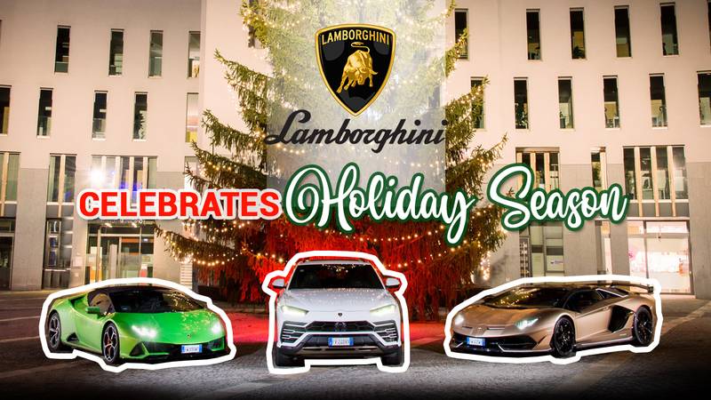 Amazing Wallpapers: The Lamborghini Urus, Aventador SVJ, and Huracan EVO Celebrate Christmas the Right Way