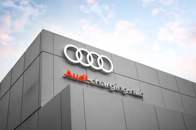 Audi's Innovative Quick Charging Hub: Chill In A Swanky Lounge Or Test Drive an E-Tron