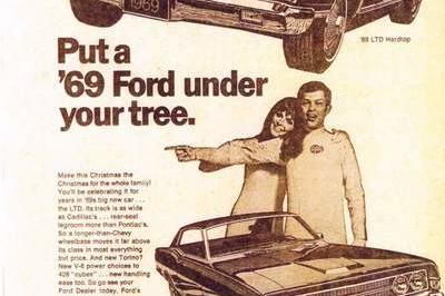 Celebrate Christmas With These Cool, Vintage Car Ads