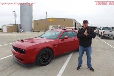 Throwback: Taking a Dodge Challenger Hellcat and a Christmas Tree to 174 MPH Hennessey Style