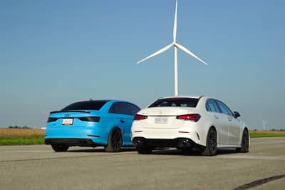 Do You Think An Audi S3 Can Hold A Candle Against The AMG A35 On A Drag Strip?