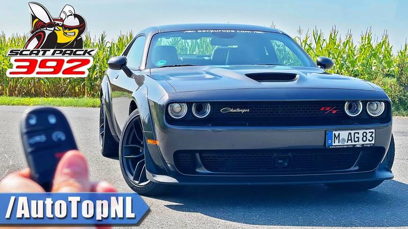 Dodge Challenger 392 R/T SCAT PACK Let Loose On A De-Restricted AutoBahn