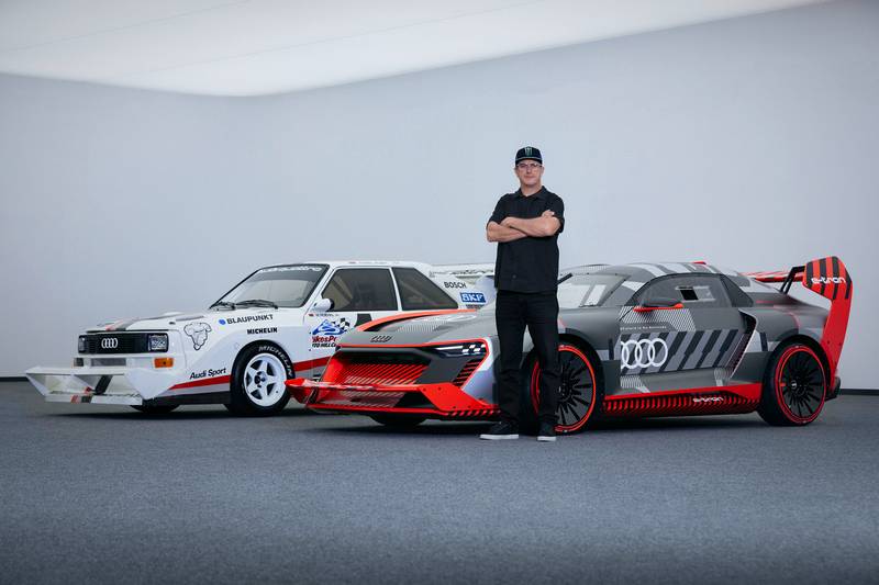 Ken Block's Audi S1 HOONITRON Gymkhana Prototype Breaks Cover