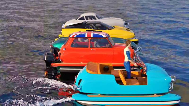 Floating Motors will transform some truly iconic classic car forms into boats