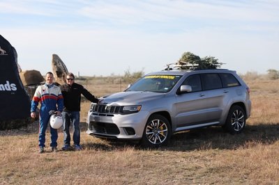 How Do You Make the World's Fastest Christmas Tree? Strap It on Top of a Hennessey-Tuned Jeep!