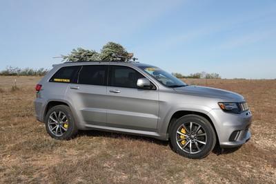 How Do You Make the World's Fastest Christmas Tree? Strap It on Top of a Hennessey-Tuned Jeep!