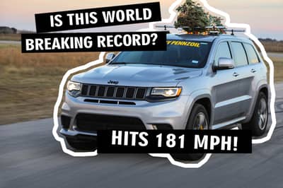 How Do You Make the World's Fastest Christmas Tree? Strap It on Top of a Hennessey-Tuned Jeep!