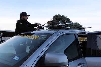 How Do You Make the World's Fastest Christmas Tree? Strap It on Top of a Hennessey-Tuned Jeep!