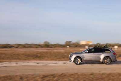 How Do You Make the World's Fastest Christmas Tree? Strap It on Top of a Hennessey-Tuned Jeep!