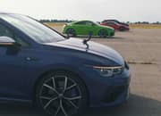 Crazy Race: Lamborghini Urus vs Porsche Cayman GT4 vs Audi TTRS vs Golf R - image 1016706