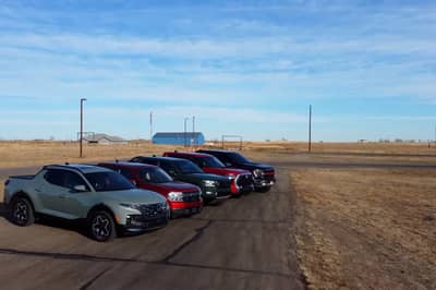 Watch Five Pickup Trucks Try To Invoke The Usain Bolt Spirit In Them In This Drag Race