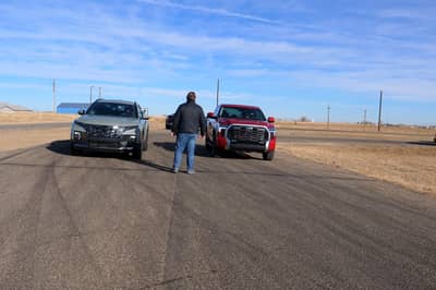 Watch Five Pickup Trucks Try To Invoke The Usain Bolt Spirit In Them In This Drag Race