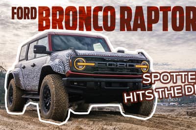 See And Hear The Ford Bronco Raptor As It Plays Around The Sand