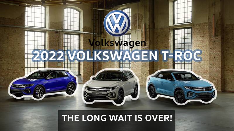 The 2022 VW T-Roc Arrives With New Looks, Fresh Tech, and is More Practical than Ever