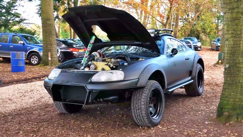This Mk4 Supra Has A Diesel Engine From A Tank