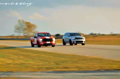 Stock Jeep Trackhawk Takes On The Venom 775 F-150 By Hennessey Performance