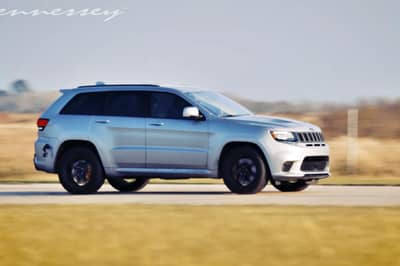 Stock Jeep Trackhawk Takes On The Venom 775 F-150 By Hennessey Performance