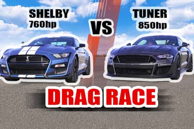 Watch A Ford Shelby Mustang GT500 Take On Another Supercharged Mustang That's Tuned To Make 850+ Horses!