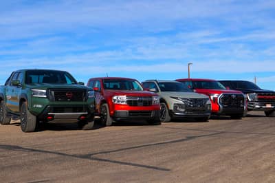 Watch Five Pickup Trucks Try To Invoke The Usain Bolt Spirit In Them In This Drag Race