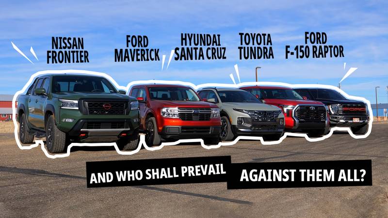 Watch Five Pickup Trucks Try To Invoke The Usain Bolt Spirit In Them In This Drag Race